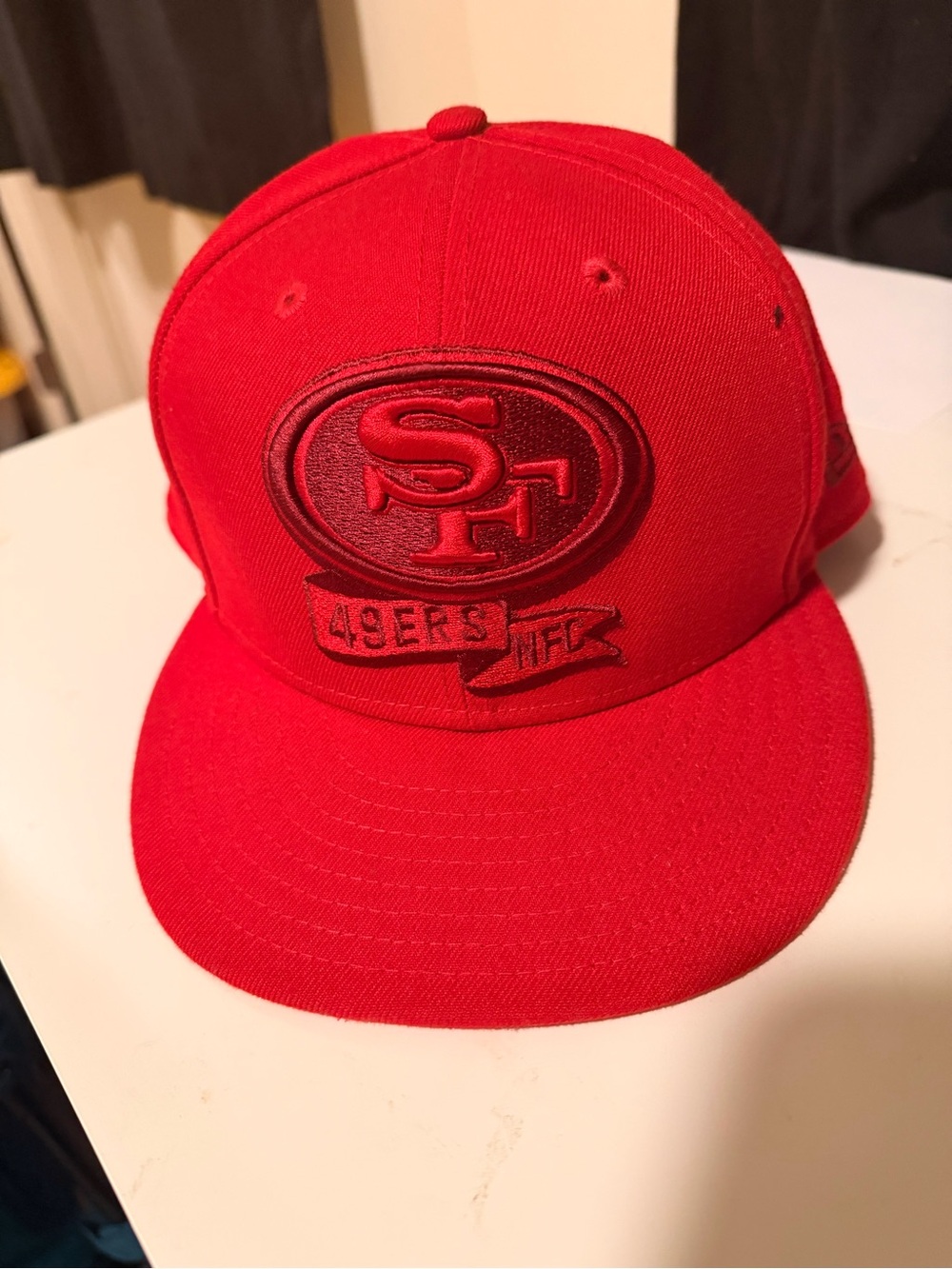 New Era San Francisco 49ers Red Snapback Hat